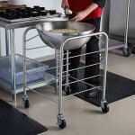 Vollrath 79302 Stainless Steel Mobile Mixing Bowl Stand with 30 Qt. Mixing Bowl and Tray Slides Vollrath 79302 Stainless Steel Mobile Mixing Bowl Stand with 30 Qt. Mixing Bowl and Tray Slides