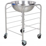 Vollrath 79302 Stainless Steel Mobile Mixing Bowl Stand with 30 Qt. Mixing Bowl and Tray Slides Vollrath 79302 Stainless Steel Mobile Mixing Bowl Stand with 30 Qt. Mixing Bowl and Tray Slides