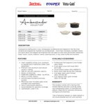 Spring USA Ambassador 7.4 Qt. Black Round Induction-Ready Chafer Casserole Pan with Cover 8758-8-28 Spring USA Ambassador 7.4 Qt. Black Round Induction-Ready Chafer Casserole Pan with Cover 8758-8-28