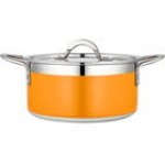 Bon Chef Country French X 3.28 Qt. Purple Stainless Steel Pot - 71301-CF2-P