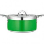 Bon Chef Country French X 3.28 Qt. Purple Stainless Steel Pot - 71301-CF2-P