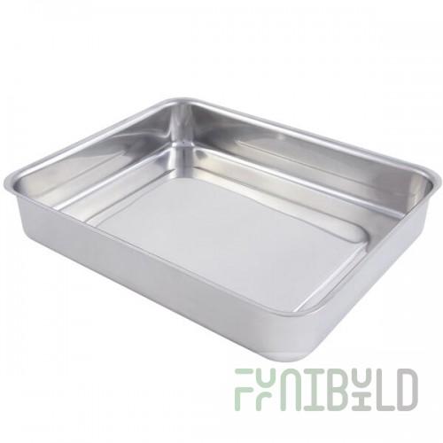 Bon Chef 60016 Cucina 3 Qt. Stainless Steel Roasting Pan - 11 5/8