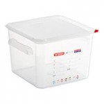 Araven 6.3 Qt. Translucent Square Polypropylene Food Storage Container with Airtight Lid