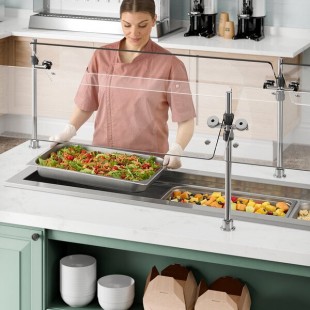 Delfield N8168NBP Narrow Three Pan Drop In Refrigerated Cold Food Well