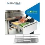 Delfield N8168NBP Narrow Three Pan Drop In Refrigerated Cold Food Well Delfield N8168NBP Narrow Three Pan Drop In Refrigerated Cold Food Well