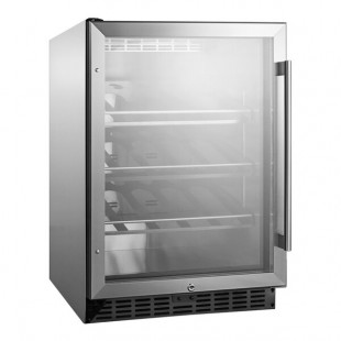 Summit Appliance SCR611GLOSCH 20-Bottle Built-In Outdoor Champagne / Wine Cellar Summit Appliance SCR611GLOSCH 20-Bottle Built-In Outdoor Champagne / Wine Cellar