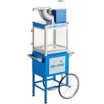 Carnival King Royalty Series SCM350R Reinforced Cabinet Sno-Cone Machine with Cup Dispenser and Cart Carnival King Royalty Series SCM350R Reinforced Cabinet Sno-Cone Machine with Cup Dispenser and Cart