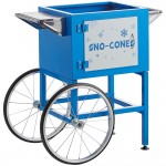 Carnival King Royalty Series SCM350R Reinforced Cabinet Sno-Cone Machine with Cup Dispenser and Cart Carnival King Royalty Series SCM350R Reinforced Cabinet Sno-Cone Machine with Cup Dispenser and Cart