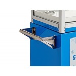 Carnival King Royalty Series SCM350R Reinforced Cabinet Sno-Cone Machine with Cup Dispenser and Cart Carnival King Royalty Series SCM350R Reinforced Cabinet Sno-Cone Machine with Cup Dispenser and Cart
