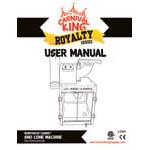 Carnival King Royalty Series SCM350R Reinforced Cabinet Sno-Cone Machine with Cup Dispenser and Cart Carnival King Royalty Series SCM350R Reinforced Cabinet Sno-Cone Machine with Cup Dispenser and Cart