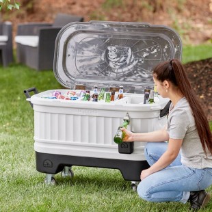Igloo 34413 Party Bar 125 Qt. Gray Mobile Cooler Igloo 34413 Party Bar 125 Qt. Gray Mobile Cooler