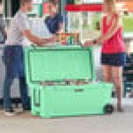 CaterGator CG170SFW Seafoam 170 Qt. Mobile Rotomolded Outdoor Cooler / Ice Chest CaterGator CG170SFW Seafoam 170 Qt. Mobile Rotomolded Outdoor Cooler / Ice Chest