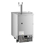 Avantco UDD-1-HC-S Double Tap Kegerator Beer Dispenser - Stainless Steel, (1) 1/2 Keg Capacity