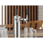 Avantco UDD-1-HC-S Double Tap Kegerator Beer Dispenser - Stainless Steel, (1) 1/2 Keg Capacity