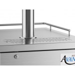 Avantco UDD-1-HC-S Double Tap Kegerator Beer Dispenser - Stainless Steel, (1) 1/2 Keg Capacity