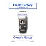 Frosty Factory 127A 16 Qt. Compact Air-Cooled Frozen Cocktail Machine - 115V Frosty Factory 127A 16 Qt. Compact Air-Cooled Frozen Cocktail Machine - 115V