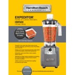 Hamilton Beach HBF600-CE Expeditor 3 hp 64 oz. High Performance Food Blender - 230V (International Use Only) Hamilton Beach HBF600-CE Expeditor 3 hp 64 oz. High Performance Food Blender - 230V (International Use Only)