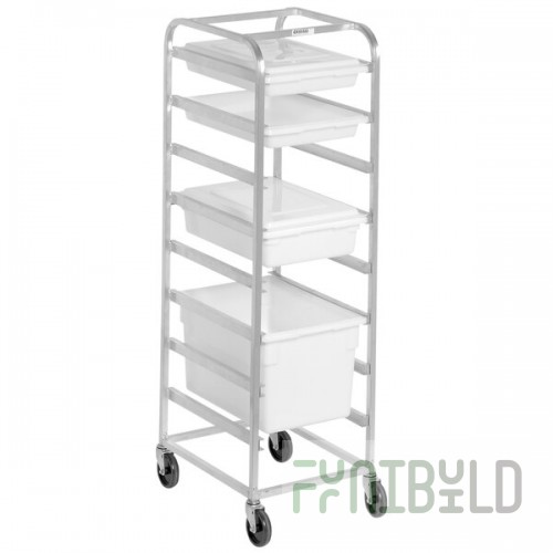 Channel PBA708 8 Box Mobile Aluminum Food Box Rack