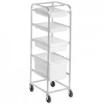 Channel PBA708 8 Box Mobile Aluminum Food Box Rack Channel PBA708 8 Box Mobile Aluminum Food Box Rack
