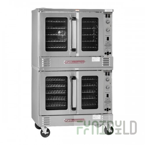 Southbend PCE15B/SD Platinum Series 5-Shelf Double Deck Full Size Deep Depth Electric Convection Oven - 208V, 1 Phase, 7.5 kW