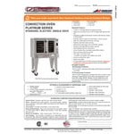 Southbend PCE75S/SD Platinum Series 5-Shelf Single Deck Full Size Standard Electric Convection Oven - 240V, 1 Phase, 7.5 kW Southbend PCE75S/SD Platinum Series 5-Shelf Single Deck Full Size Standard Electric Convection Oven - 240V, 1 Phase, 7.5 kW