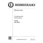 Hoshizaki SRK-20J Air Cooled Remote Ice Machine Condenser for KMS-2000MLJ Ice Machines - 208-230V; 1 Phase