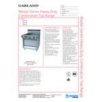 Garland M42-6R Master Series Liquid Propane 2 Burner 34 Garland M42-6R Master Series Liquid Propane 2 Burner 34