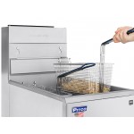 Pitco® 35C+S Liquid Propane 35-40 lb. Stainless Steel Floor Fryer