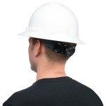 Cordova Duo Safety White Full-Brim Style Hard Hat with 6-Point Ratchet Suspension