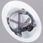 Cordova Duo Safety White Full-Brim Style Hard Hat with 6-Point Ratchet Suspension