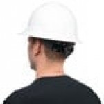 Cordova Duo Safety White Full-Brim Style Hard Hat with 6-Point Ratchet Suspension