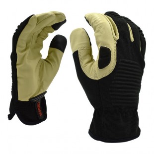 Cordova Leather Pro Spandex Touchscreen Gloves with Grain Goatskin Leather Palm Coating - Extra Large Cordova Leather Pro Spandex Touchscreen Gloves with Grain Goatskin Leather Palm Coating - Extra Large