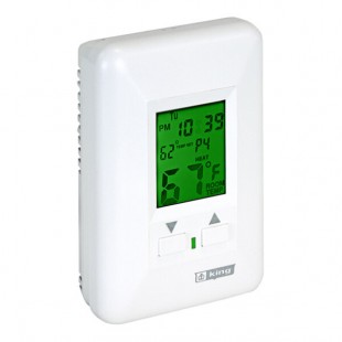 King Electric HWPT120 Programmable Single Pole Hydronic Thermostat with Pump Exerciser - 120V, 12.5A King Electric HWPT120 Programmable Single Pole Hydronic Thermostat with Pump Exerciser - 120V, 12.5A