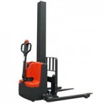 Ballymore 2,200 lb. Semi-Powered Dual Mast Fork Stacker with Adjustable 42