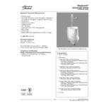 American Standard Maybrook 6581001.020 Vitreous China Washout Universal Urinal with Top Spud Inlet - 0.125 to 1.0 GPF American Standard Maybrook 6581001.020 Vitreous China Washout Universal Urinal with Top Spud Inlet - 0.125 to 1.0 GPF