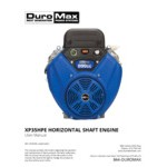 DuroMax XP35HPE V-Twin Electric Start Gasoline Engine - 1 3/8