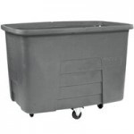 Toter AMA20-00BLK 2 Cubic Yard Blackstone Rapid Speed Mobile Waste Receptacle (1500 lb. Capacity)