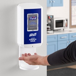 PURELL® 7810-01 CS8 1200 mL White / Blue Automatic Waterless Surgical Scrub Hand Sanitizer Dispenser PURELL® 7810-01 CS8 1200 mL White / Blue Automatic Waterless Surgical Scrub Hand Sanitizer Dispenser