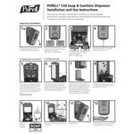 PURELL® 7810-01 CS8 1200 mL White / Blue Automatic Waterless Surgical Scrub Hand Sanitizer Dispenser