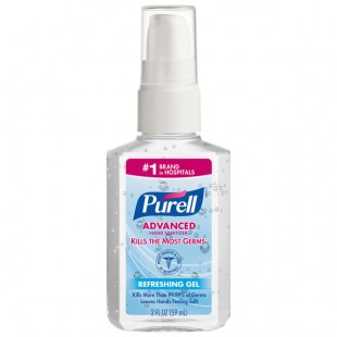 PURELL® 9606-24 Advanced 2 oz. Gel Instant Hand Sanitizer - 24/Case