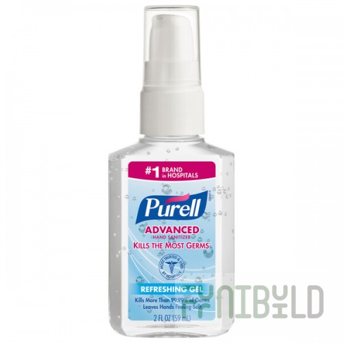 PURELL® 9606-24 Advanced 2 oz. Gel Instant Hand Sanitizer - 24/Case