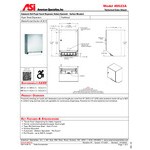 American Specialties, Inc. Traditional 10-8523A Surface-Mounted Battery-Operated Automatic Roll Paper Towel Dispenser