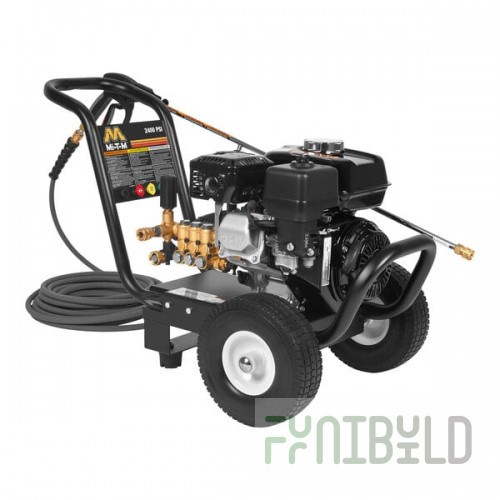 Mi-T-M JP Series JP-2403-3MHB Cold Water Pressure Washer with Honda Engine - 2,400 PSI; 2.4 GPM