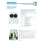 Brightwell EcoMix Compact DPC1L1H-WK/U9 Gray High Flow / Low Flow Dual Chemical Dispenser Brightwell EcoMix Compact DPC1L1H-WK/U9 Gray High Flow / Low Flow Dual Chemical Dispenser