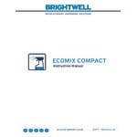 Brightwell EcoMix Compact DPC1L1H-WK/U9 Gray High Flow / Low Flow Dual Chemical Dispenser Brightwell EcoMix Compact DPC1L1H-WK/U9 Gray High Flow / Low Flow Dual Chemical Dispenser