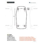 Brightwell EcoMix Compact DPC1L1H-WK/U9 Gray High Flow / Low Flow Dual Chemical Dispenser Brightwell EcoMix Compact DPC1L1H-WK/U9 Gray High Flow / Low Flow Dual Chemical Dispenser