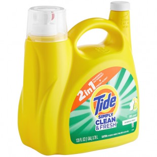 Tide 20795 117 fl. oz. Simply Clean & Fresh Daybreak Fresh Liquid Laundry Detergent - 4/Case Tide 20795 117 fl. oz. Simply Clean & Fresh Daybreak Fresh Liquid Laundry Detergent - 4/Case