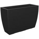 Mayne Kobi 8841-B 24 Gallon Black Decorative Trash Can