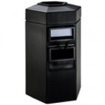 Commercial Zone 755301 45 Gallon Islander Series Black Bermuda 1 Hexagonal Trash Can with Paper Towel Dispenser, Squeegee, and Windshield Wash Station Commercial Zone 755301 45 Gallon Islander Series Black Bermuda 1 Hexagonal Trash Can with Paper Towel Dispenser, Squeegee, and Windshield Wash Station