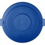 Carlisle 84105514 Bronco 55 Gallon Blue Round Trash Can